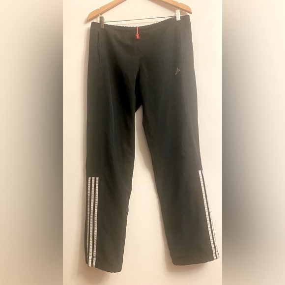 Adidas Pants Black MEDIUM Climalite Athletic - Picture 1 of 5